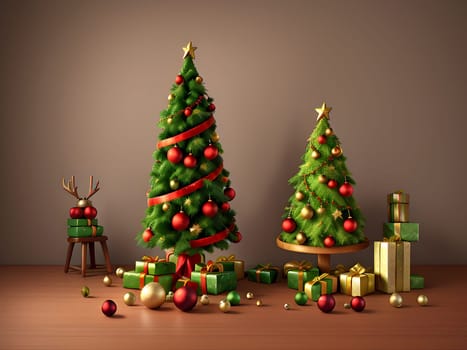 Vintage retro design for Christmas