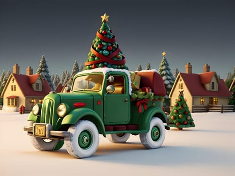 Vintage retro design for Christmas