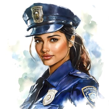 Cool Police Officer Woman Policewoman female Authority