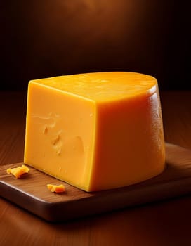 british cheddar cheese food, AI generated image