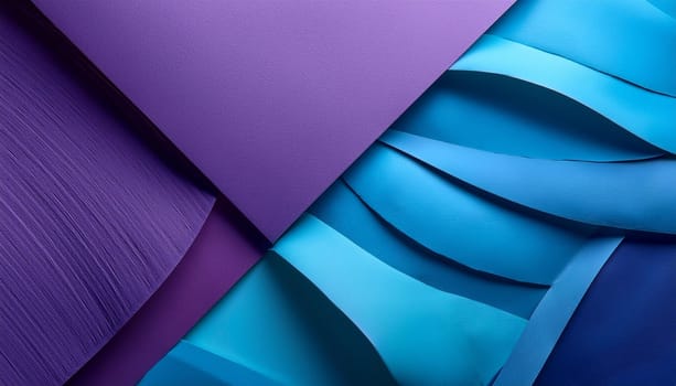 purple and blue paper texture useful as a background, AI generated image