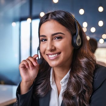 gorgeous young call centre woman, AI generated image