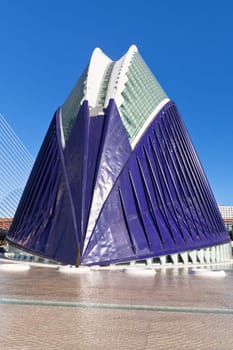 Valencia architectural complex City of Arts and Sciences (Ciudad de las Artes y las Ciencias) designed by Santiago Calatrava