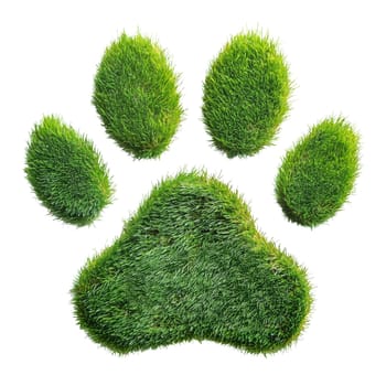 Symbol of a paw print for the vet, the environment or other.