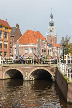 NETHERLANDS, AMSTERDAM - OCTOBER 2: Amsterdam Canal Street view on October 2, 2015