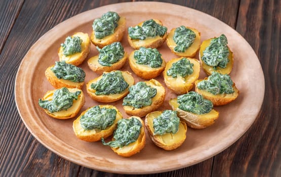 Roasted baby potatoes