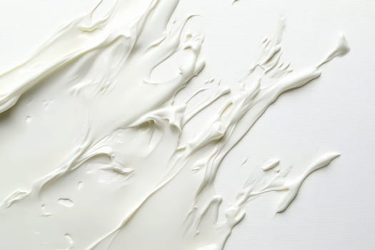The image captures heavy cream spread across a textured surface, revealing its rich and creamy consistency. This versatile ingredient is often used in various culinary applications.