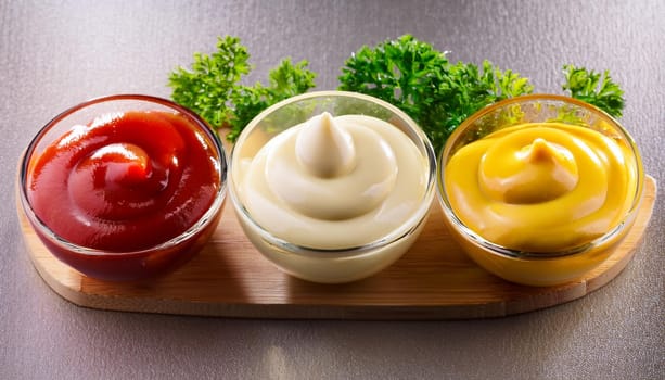 cup of mayonnaise, AI generated image