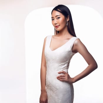 gorgeous young asian woman, AI generated image