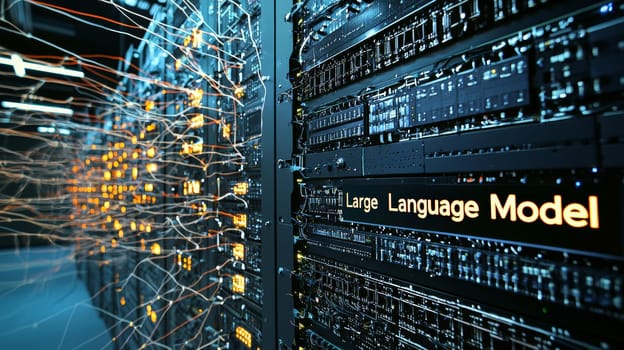 A bold 3D rendering of the text "Large Language Model"" on a crisp white background, with soft shadows adding depth and dimension. This minimalist design emphasizes clarity and focus, perfect for presentations or educational materials on AI and technology."
