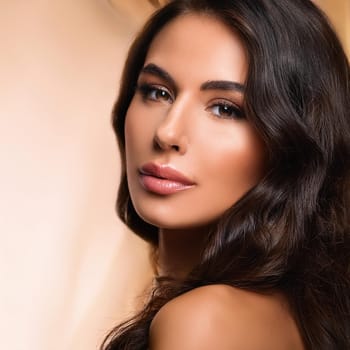 gorgeous young woman portrait, AI generated image