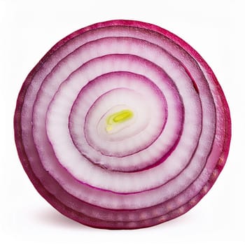 sliced red onion vegan food, AI generated image