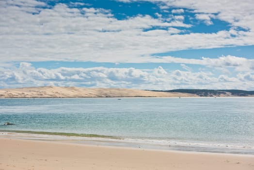 View of The Arcachon Bay and The Duna of Pyla, Aquitaine, France