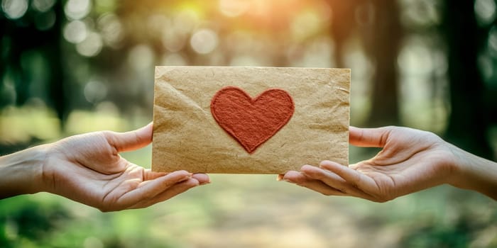 People who show their affection with a small but meaningful gesture, such as a surprise coffee or a handwritten note. AI generative.
