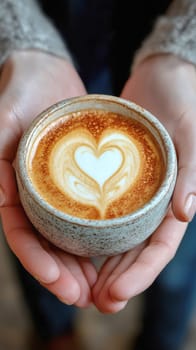 People who show their affection with a small but meaningful gesture, such as a surprise coffee or a handwritten note. AI generative.