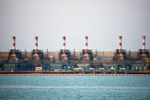 oil-refinery petrochemical chemical industry fuel distillation of petrol industrial