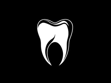 Minimalistic Design Dental Tooth Dentist Teeth Icon Logo