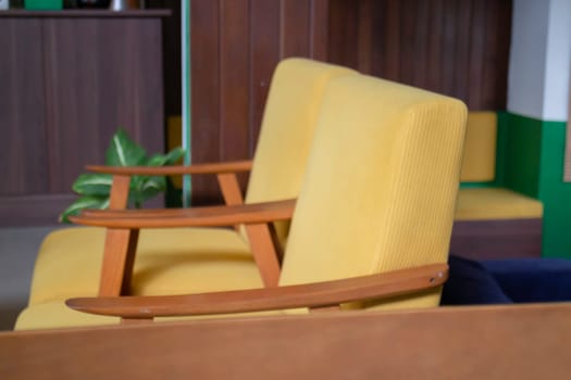 Beautiful coffee shop or cafe restaurant interior retro decoration, stock photo