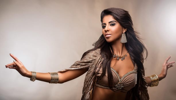gorgeous young hip hop dancer woman, AI generated image