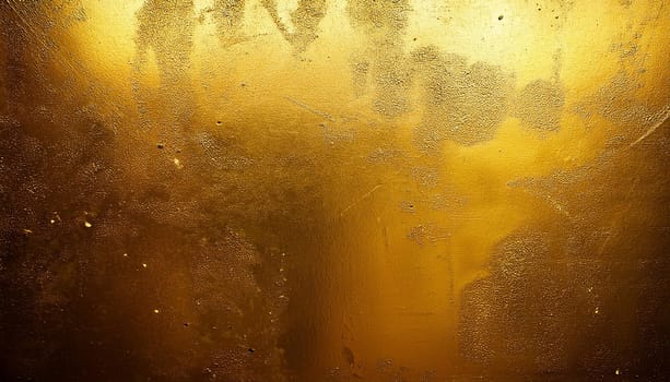 grunge gold metal texture useful as a background, AI generated image