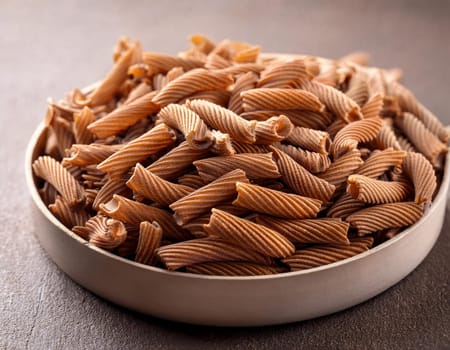 whole grain pasta food, AI generated image