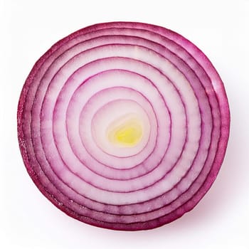 sliced red onion vegan food, AI generated image