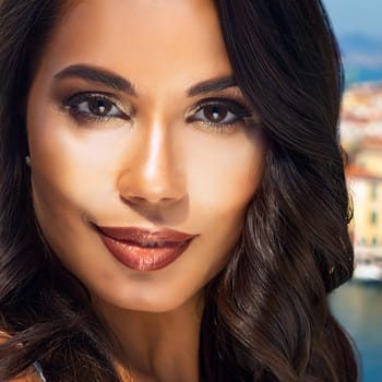 gorgeous young woman portrait, AI generated image