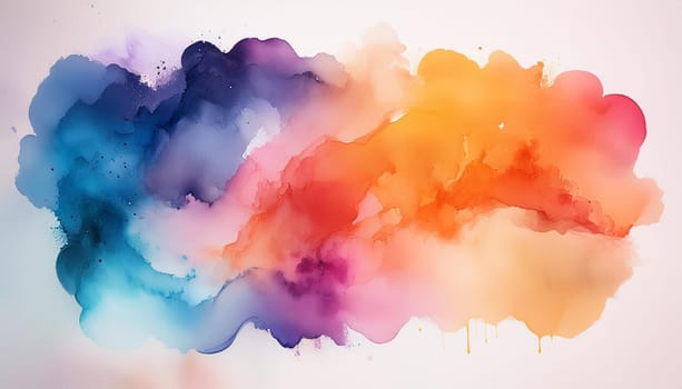 abstract watercolour illustration useful as a background, AI generated image