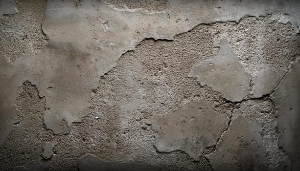 grey concrete wall useful as a background, AI generated image