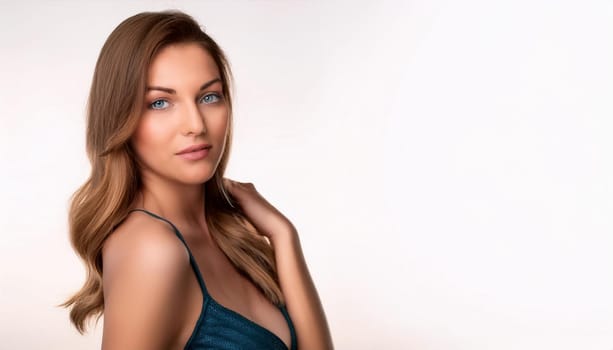 gorgeous young woman portrait, AI generated image