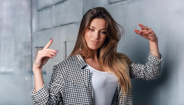 gorgeous young hip hop dancer woman, AI generated image