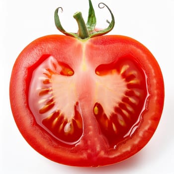 red sliced tomato food, AI generated image