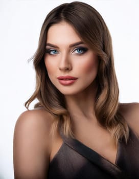gorgeous young woman portrait, AI generated image