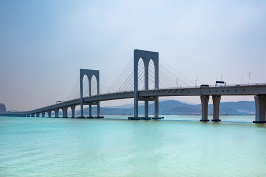 Sai Van Bridge is a cable-stayed bridge in Macau