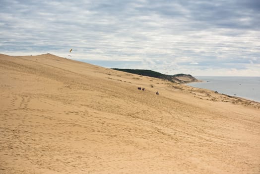 View of The Arcachon Bay and The Duna of Pyla, Aquitaine, France
