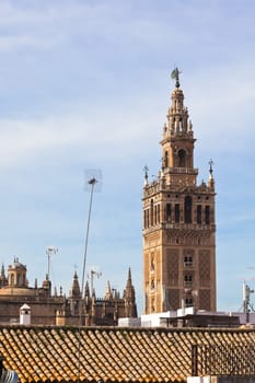 Catedral de Sevilla (Catedral de Santa María de la Sede), Spain and residential roofs