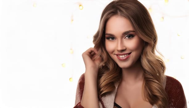 gorgeous young woman portrait, AI generated image