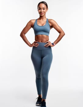 pretty young fit woman, AI generated image