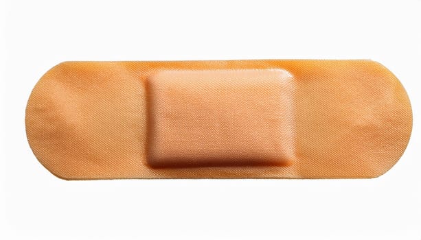 medical self adhesive bandage band aid plaster isolated over white background