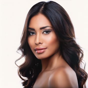 gorgeous young woman portrait, AI generated image