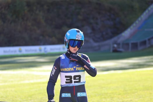 Nils Mutterer (SZ Bernau) at the autumn final ski jumping and open day at SC Hinterzarten