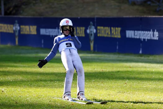 Eric Förschler (SV SZ Kniebis) at the autumn final ski jumping and open day at SC Hinterzarten