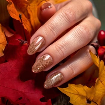 Beautiful fall nail designs featuring autumnal colors and patterns