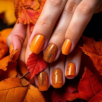 Beautiful fall nail designs featuring autumnal colors and patterns