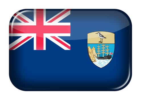 A Saint Helena web icon rectangle button with clipping path