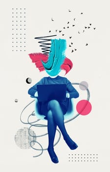 Woman in business. Concept of lady boss, finance, career leader team