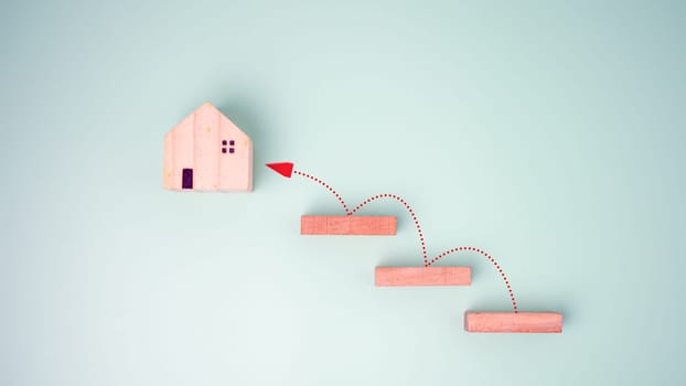 Real estate agents offer housing estates in projects, Explaining and presenting information about homes and purchasing. Real estate trading concept, Planning to buy property, Attempting to buy a home.