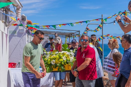 Berlenga island, Portugal: June 22, 2024: Festival in Honor of Saint John the Baptist, in Berlenga island, Peniche. Portugal