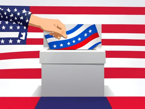 Abstract design for the election voting