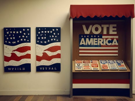 Abstract design for the election voting